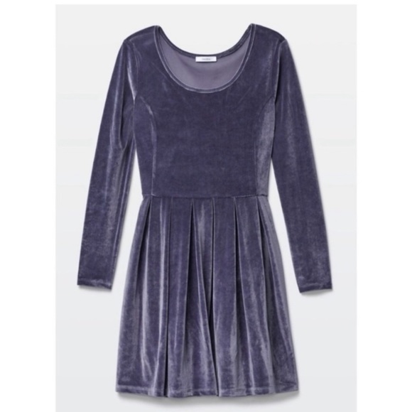 ✖️SOLD✖️•ARIZIA Talula• Lambeth Velvet Skater Dress - Picture 12 of 12